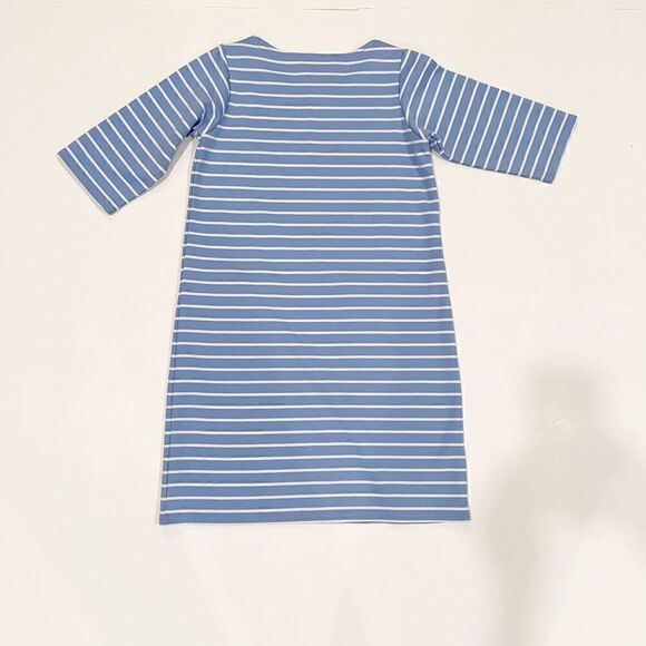 Sail To Sable STS Girls Size 12 Dress Blue Stripe Nautical Preppy - Picture 2 of 6